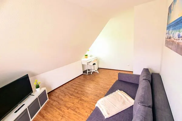 Schlafzimmer  Ferienhaus Haffliebe mit Sauna und Kamin