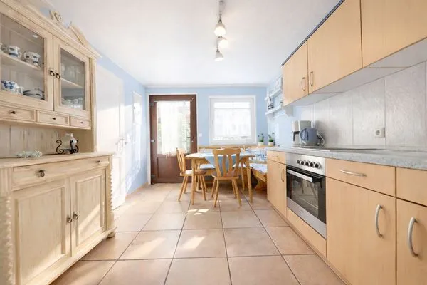 Küche / Küchenzeile  Haus Lüttje Hörn Apartment Meer