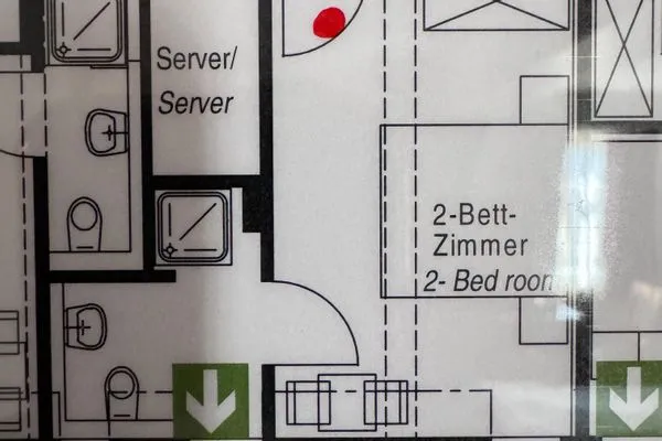 Grundriss  Doppelzimmer 11