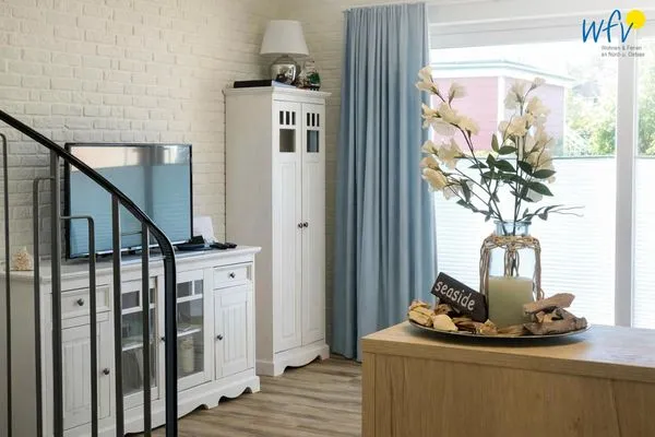 Wohnzimmer Haus Dünenblick Ferienwohnung 2