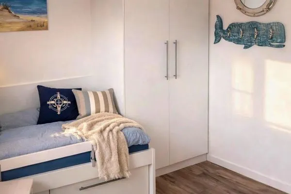 Schlafzimmer Haus Dünenblick Ferienwohnung 2