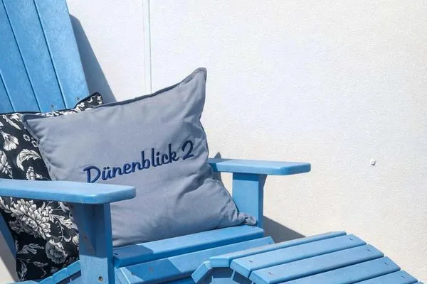 Terrasse Haus Dünenblick Ferienwohnung 2