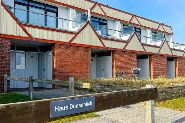 Hauptansicht Haus Dünenblick Ferienwohnung 2