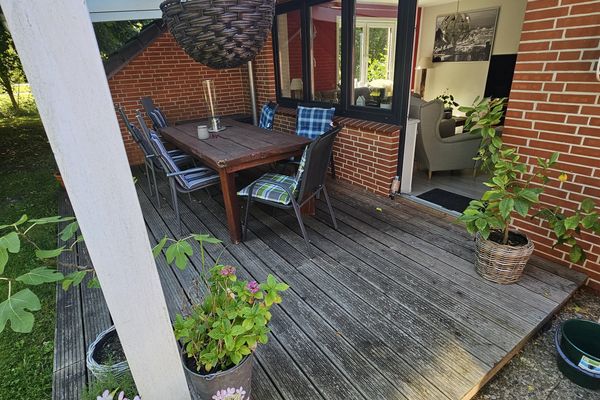  An der Bootfahrt Tönning - Terrasse