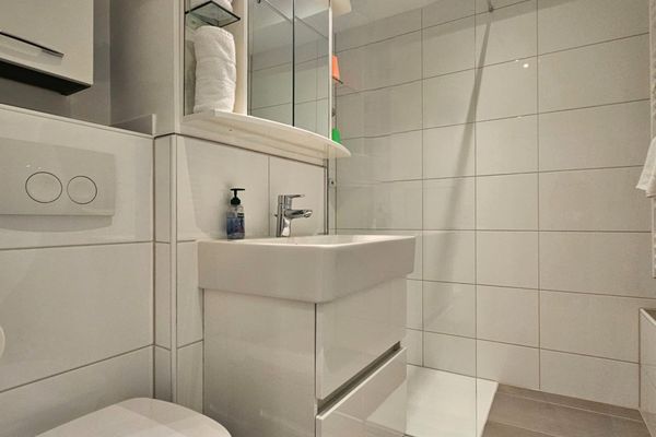  Ferienappartement Panoramablick Ferienwohnungen in Hopfen am See - Badezimmer