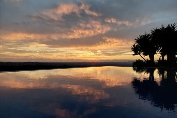 Poolblick  Finca Flor de la vida