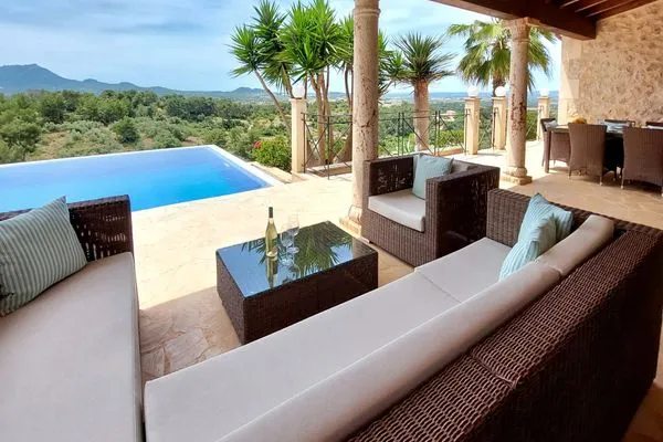 Gartenblick  Finca Flor de la vida
