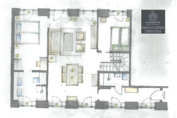 Grundriss  FeWo Sealion Dachterrasse in PRORA - 5.51