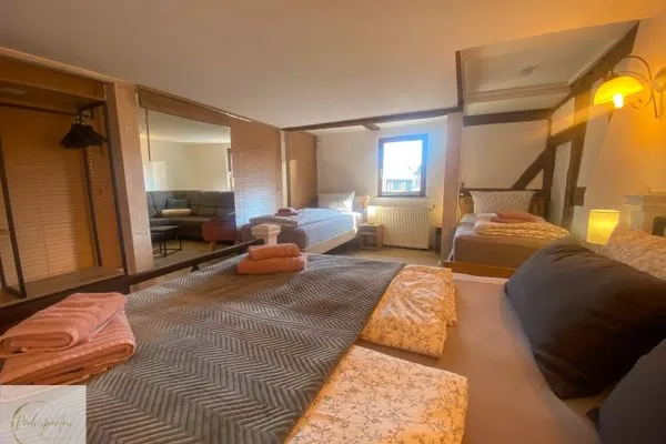 Bedroom  Wohnperle Bauernhaus Meusegast Dresden Sächsische Schweiz