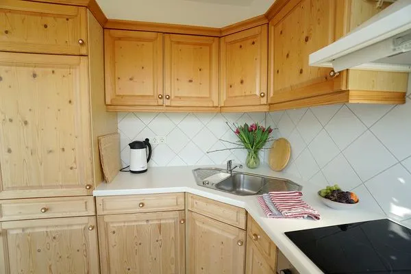 Küche / Küchenzeile  Ferienwohnung „Kleine Bucht" Eckernförde – ruhig gelegen, strandnah, für zwei