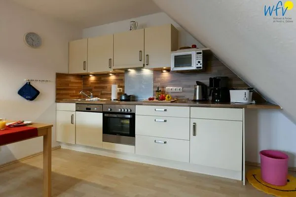 Küche / Küchenzeile Kleine Pinkenburg Ferienwohnung Nord und Süd