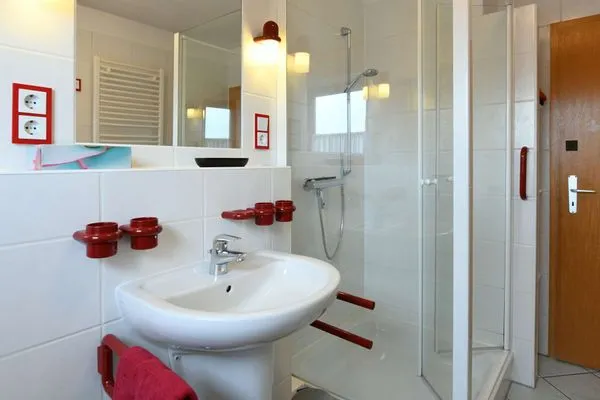 Badezimmer Kleine Pinkenburg Ferienwohnung Nord und Süd