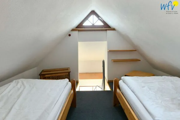 Schlafzimmer Kleine Pinkenburg Ferienwohnung Nord und Süd
