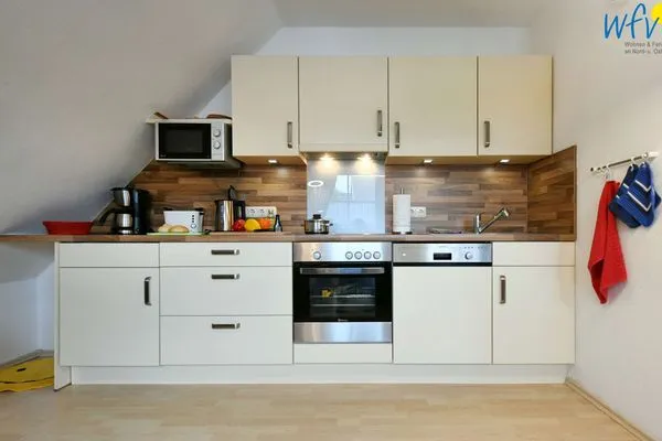 Küche / Küchenzeile Kleine Pinkenburg Ferienwohnung Nord und Süd