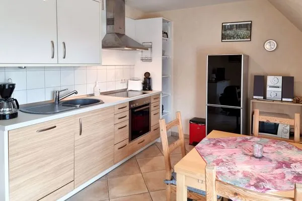 Küche / Küchenzeile  Ferienwohnung Johanna - am Wieker Bodden gelegen