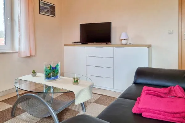 Wohnzimmer  Ferienwohnung Johanna - am Wieker Bodden gelegen