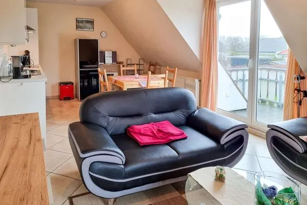 Wohnzimmer  Ferienwohnung Johanna - am Wieker Bodden gelegen