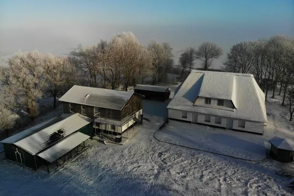 Vogelperspektive  Alte Wassermühle Ganzes Haus