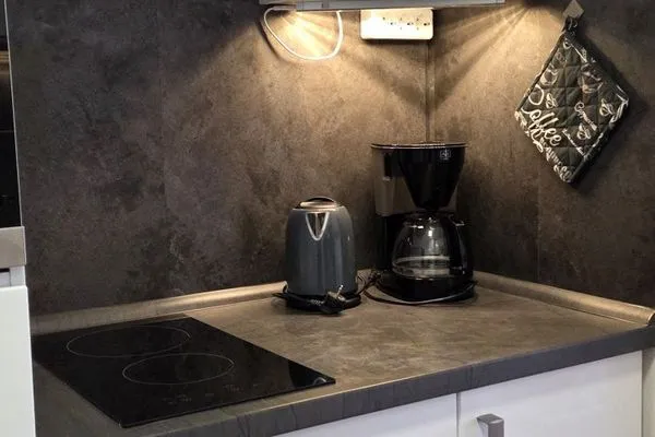 Küche / Küchenzeile Haus Vier Jahreszeiten am See Kranichblick