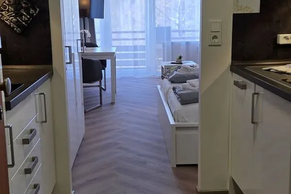 Küche / Küchenzeile Haus Vier Jahreszeiten am See Kranichblick