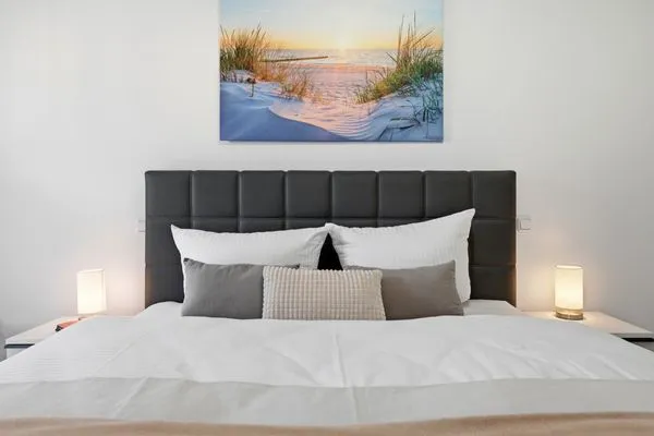 Schlafzimmer  Bernsteinquartier, Whg. 01.03