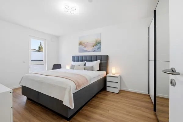 Schlafzimmer  Bernsteinquartier, Whg. 01.03