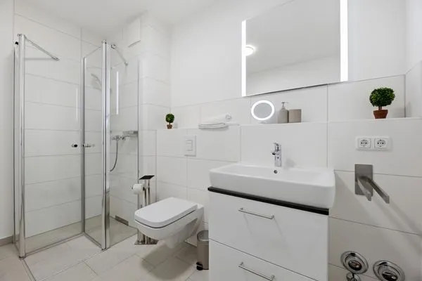 Badezimmer  Bernsteinquartier, Whg. 01.03