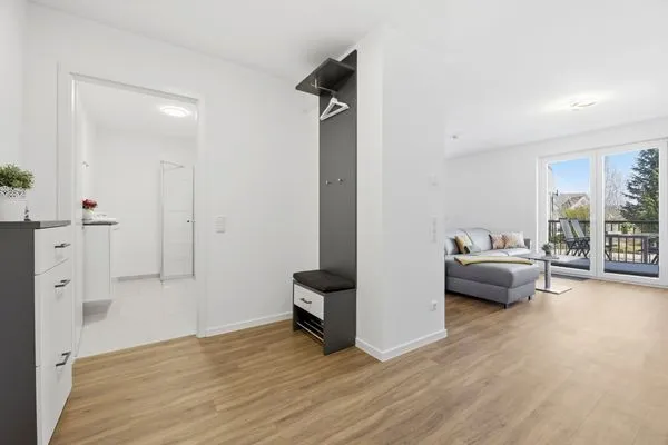 Wohnzimmer  Bernsteinquartier, Whg. 01.03