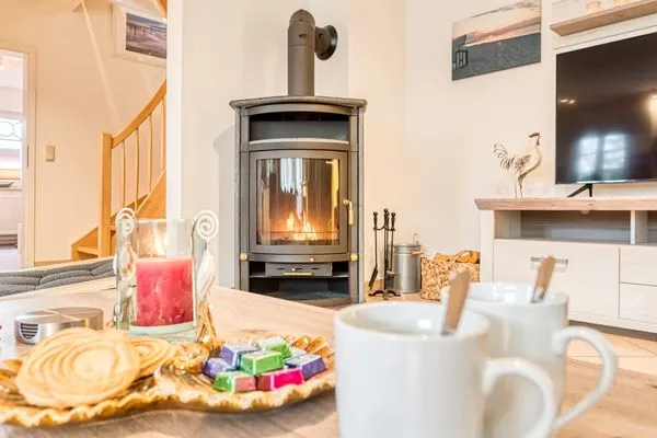 Kaminofen im Wohnbereich  Haus Leni