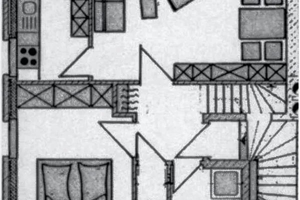 Grundriss  Rungholtstr. 3 a - OG rechts