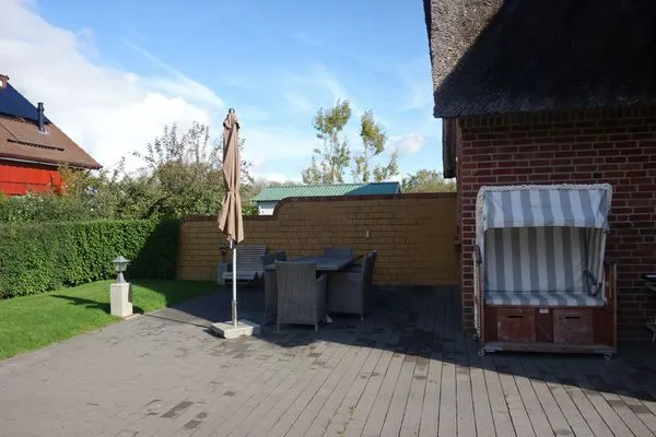 Terrasse  Golfoase 2 - Doppelhaushälfte für 6 Personen