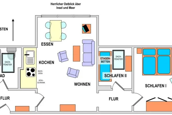 Grundriss  Haus Bremen Whg. 11