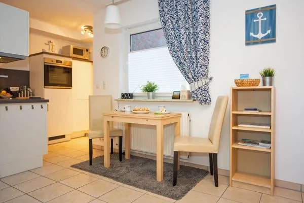 offene Küche zum Wohnzimmer  Colonia Whg.01  Ankerplatz