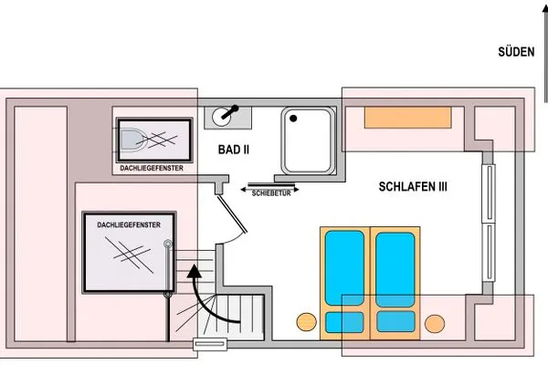 Schlafen III (DG)  Haus Dünenläufer 01