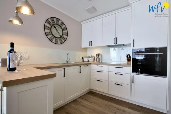 Küche / Küchenzeile Villa Petersen Ferienwohnung Strandliebe