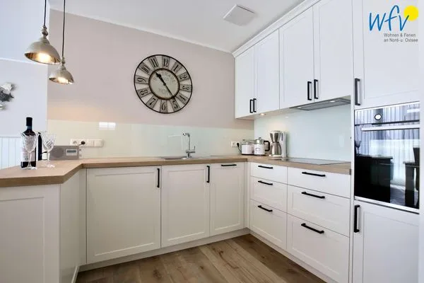 Küche / Küchenzeile Villa Petersen Ferienwohnung Strandliebe