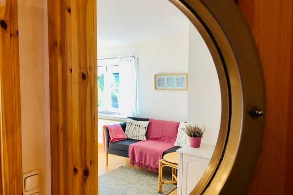 Blick ins Wohnzimmer  Ankerplatz No. 8