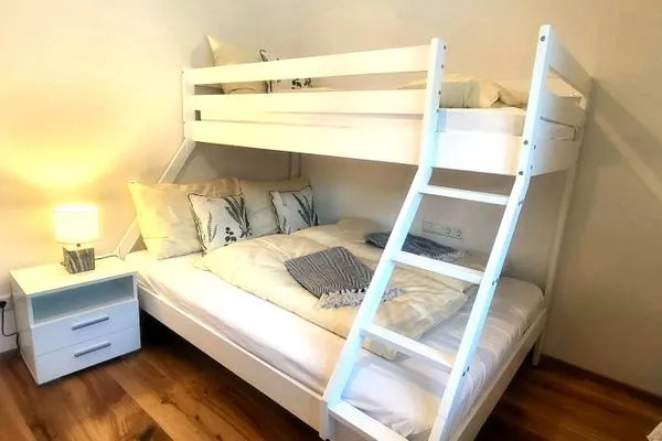 Bedroom 4, bunk bed  Lasserhäusl by Alpenidyll Apartments