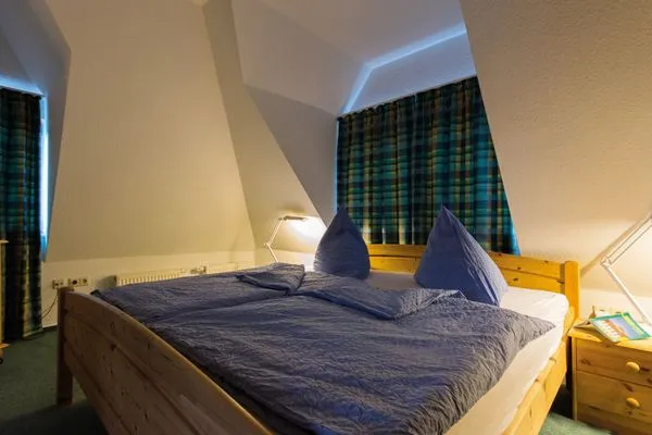 Schlafen I mit Doppelbett Landhaus Heine Eck-Huus Whg. 02