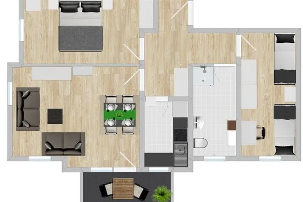 Grundriss  Villa Madeleine, Whg. 08