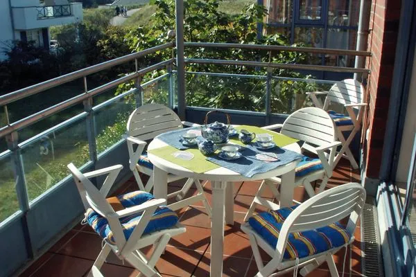 Balkon  Dünenblick Whg. 08
