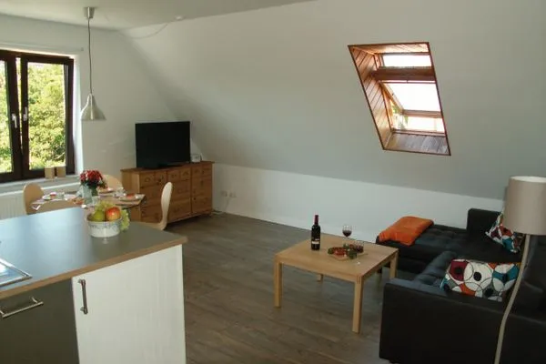 Wohnzimmer mit Küchenbereich Haus Friese Haus Friese 5 Whg. 02 Friesenbrise