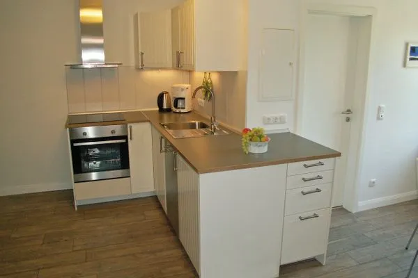 offene Küche zum Wohnzimmer Haus Friese Haus Friese 5 Whg. 02 Friesenbrise