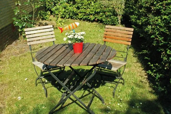 Gartenanteil vor dem Haus Haus Friese Haus Friese 5 Whg. 03 Friesenfrisch