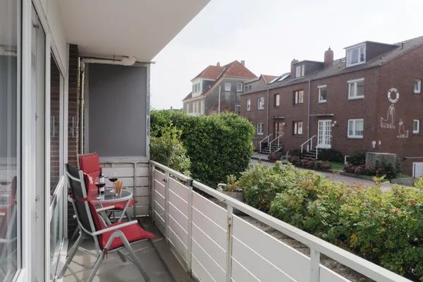 Balkon Peterstraße 26 Haithabu Whg. 01 Nordstern