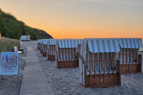 wohnungseigener Strandkorb April bis Oktober 26  Bernsteinquartier, Whg. 04.40 "Küstenzauber"