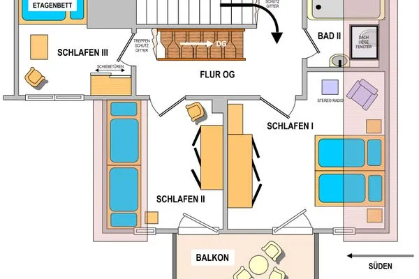 1. Etage  Haus Irene  Whg. 01
