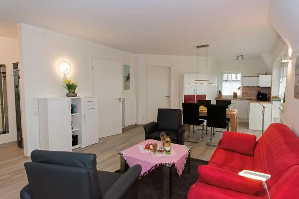Wohnzimmer Kapitänshaus Kapitänshaus Whg. 07