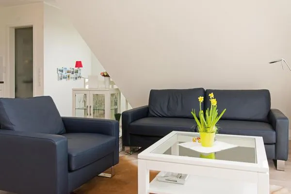 Wohnzimmer Kapitänshaus Kapitänshaus Whg. 10 Düne Süd
