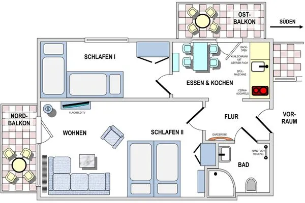 Lüttje Kajüte Haus Klippersteven Haus Klippersteven  Whg. 14 Lüttje Kajüte